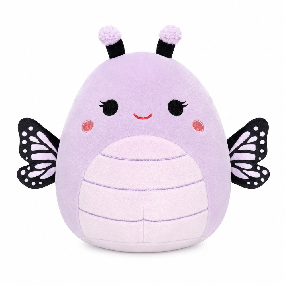 Squishmallows Bibiana Butterfly Plush Purple 2023 Stuffed Animal Plushie 8"